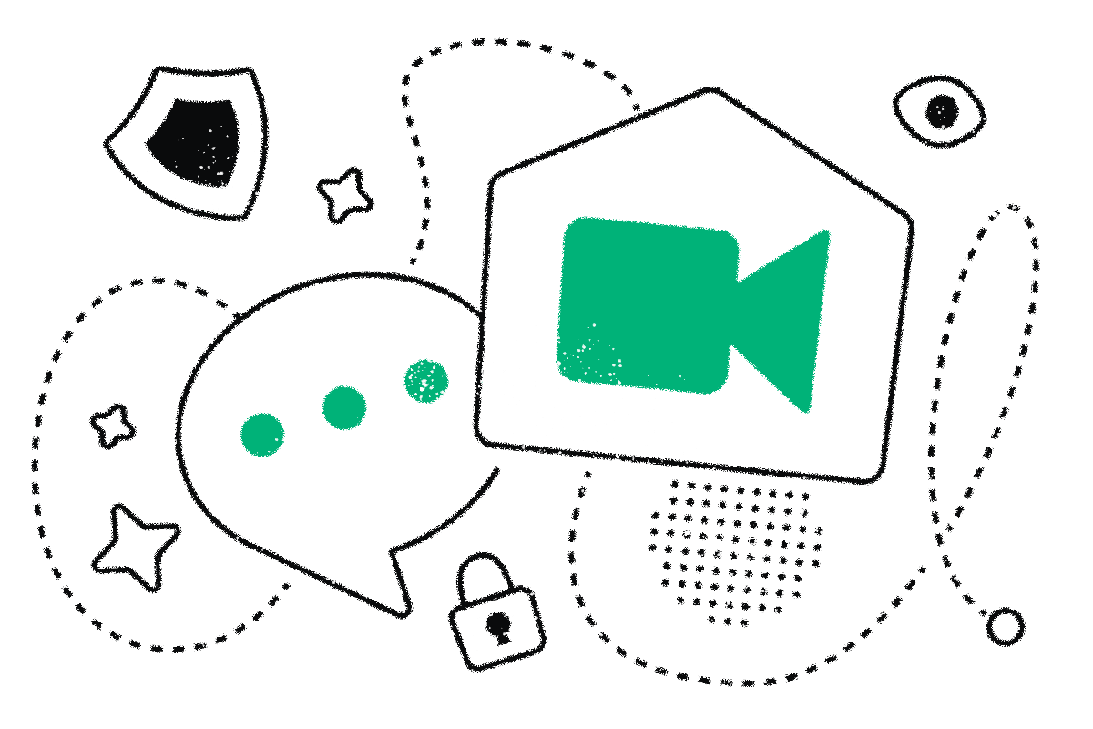 Robust security for video chats